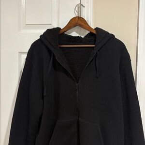 Men's Black Hooded Sweater